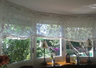 Estores de paquete tela voile estampada | El taller de Lis